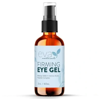 Image of Anti Aging Eye Gel Luxurious Hydrating Under Cream For Dark Circles and Puffiness, Bags, Crows Feet, Wrinkles With Hyaluronic Acid &amp; Skin Firming Peptides Repair Serum (2 oz.)