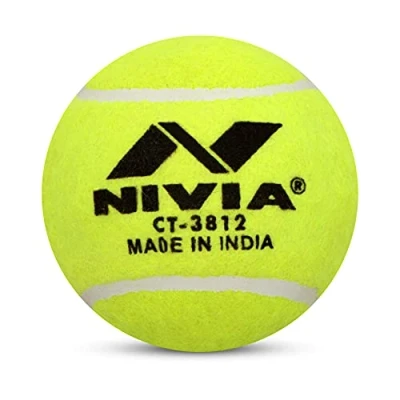 Image of NIVIA Heavy Tennis Ball Cricket (Pack of 6), Yellow