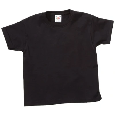 Image of Fruit of the Loom Boys 3 Pack Classic T Shirt Black ge 3/4