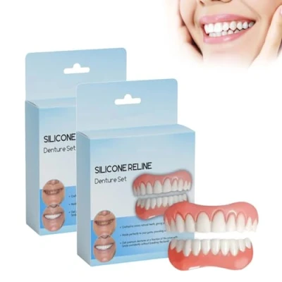 Image of Furzero Silicone Reline Denture Set, Kit, Reliner Dentures (2sets)