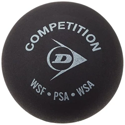 Image of DUNLOP squash ball, black.