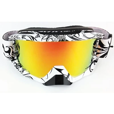 Image of Airspec Goggle Shop Chrome Mirror Lens to fit FOX Motocross MX Goggles (Fire MIrror)