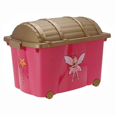Image of Guaranteed4Less Princess Toys Box Storage Kids Girls Chest Bedroom Clothes Playroom Childrens