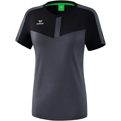Image of Erima Squad Function T shirt Black/Slate Grey, Size 42