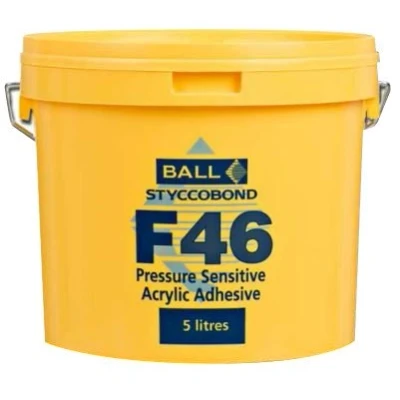 Image of F BALL F46 Pressure Sensitive Acrylic Vinyl Adhesive (5ltr)
