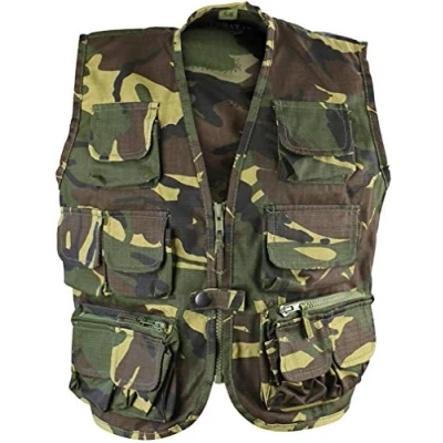 Image of Kombat UK Kids Tactical Vest Dpm Camo, 7 8 Years