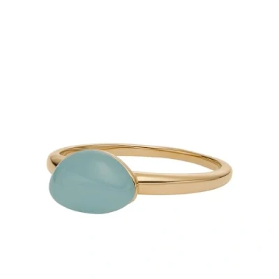 Image of Skagen Women&#039;s Sofie Sea Glass Mint Green Center Focal Ring, SKJ18067106.5