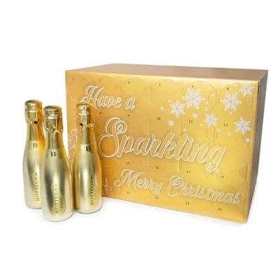 Image of Christmas Advent Calendar containing 24 Bottles of &#039;Bottega Gold&#039; x 20cl