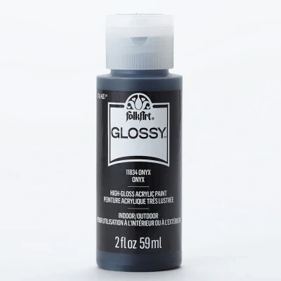 Image of Onyx Folkart Glossy Acrylic Paints 2oz