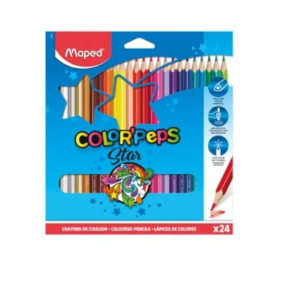 Image of Maped Color&#039;Peps Colouring Pencils (Pack of 24)