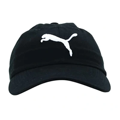 Image of Puma Unisex Ess Cap, Black (Black big cat), One Size