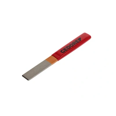 Image of GEDORE Chisel, Splitting chisel with plastic grip, Tip angle 60, Blade 26 mm wide, 240 long, Hardened steel, 104 P