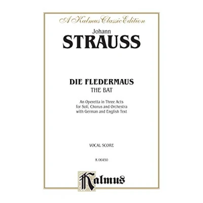 Image of Die Fledermaus (The Bat): German, English Language Edition, Vocal Score (Kalmus Edition)