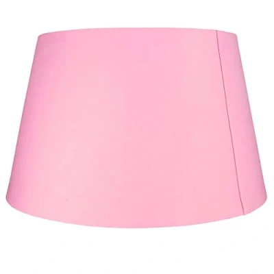 Image of PMCD10 Colours Loxton Lighting Cotton Drum Shade 10inch Dia&#039; Easy Fit ES/BC for Living Rooms, Bedrooms, hallways and Kitchens (Pink)