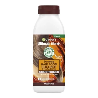 Image of Garnier Ultimate Blends Smoothing Hair Food Coconut &amp; Macadamia Conditioner 530ml
