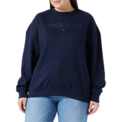Image of 4F Women&#039;s H4Z22 BLD033 Sweatshirt, Dark Blue, M