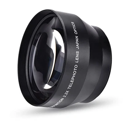 Image of 2.2X Telephoto Lens 67mm Camera Universal Teleconverter DSLR Cameras Accessory