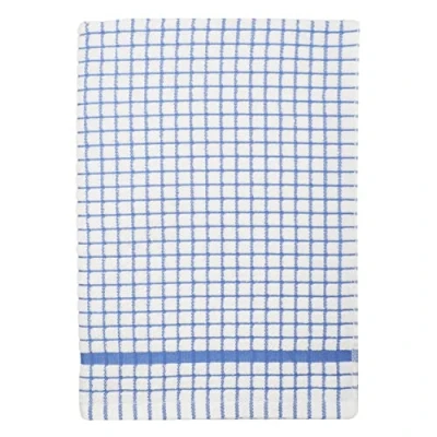 Image of Samuel Lamont &amp; Sons Poli Dri Tea Towel Cornflower Blue, Size 50cm x 70cm, 100% Cotton Terry Towelling , Ultra Absorbent Super Soft Kitchen Machine Washable, One