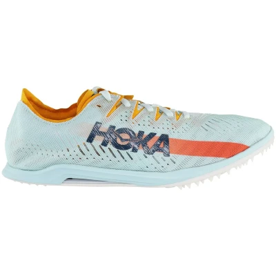 Image of HOKA Cielo X MD Women&#039;s Blue Grass/Radiant Yellow Trainers UK 6.5