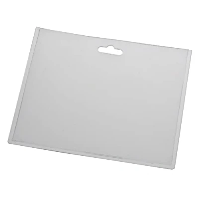 Image of EUROPEL Card Holder, Closed, 90x60mm, 121290, Landscape, Transparent, 24 Pack.