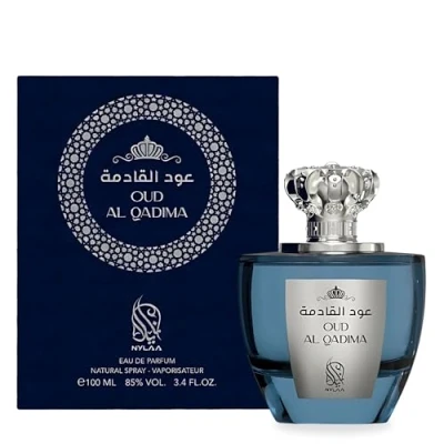 Image of Oud Al Qadima Eau De Parfum 100ml Oriental Floral Fragrance For Men and WomenMusk Saffron Perfume By Nylaa Perfumes