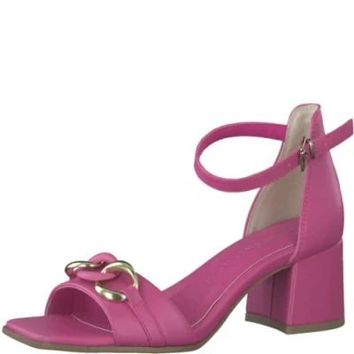 Image of MARCO TOZZI Women&#039; 2 28317 20 Heeled Sandal, Pink Gold, 5 UK