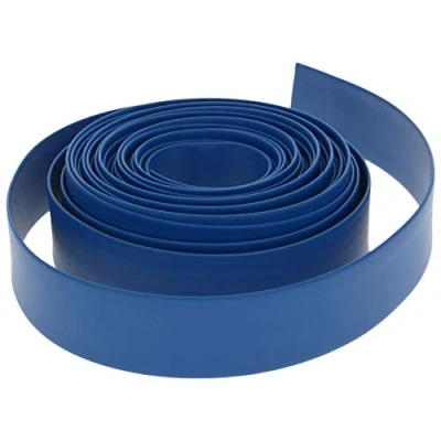 Image of Othmro 1pc Heat Shrink Tubing, 14mm ID Tube Electric Insulation Tube, 2:1 Ratio Sleeving Cable Protector—Blue (Length: 5m)