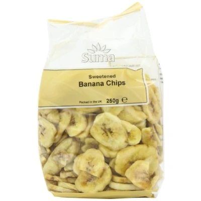 Image of Suma Banana Chips 250 g (Pack of 6)