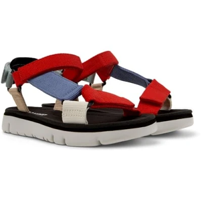 Image of Camper Walking sandals, Women&#039;s, Size: 38, Rot grün shoes