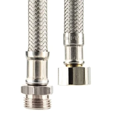 Image of Sanitary Connection Hose Extension 3/7 Inch Union Nut x 3/8 Male Thread Length 800 mm
