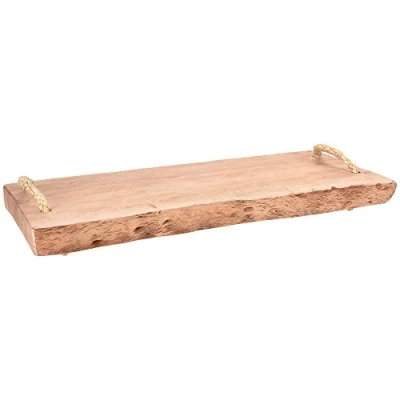 Image of EH Excellent Houseware Wooden serving tray 51 x 19 3 cm