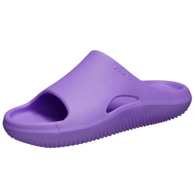 Image of Crocs Unisex Adult Mellow Recovery Slides, Galaxy, 10 UK Men / 12 Women