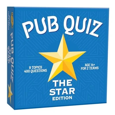 Image of Cheatwell Games The Star Pub Quiz 400 Questions Comes With Answer Pad &amp; Pencils Ages 14+