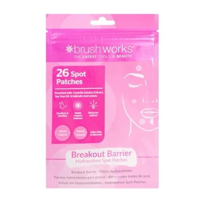 Image of Brushworks Breakout Barrier Hydrocolloid Spot Patches 26pcs