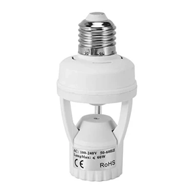 Image of AC 110 220V Pir Induction Motion Sensor IR Infrared Human E27 Plug Socket Switch Base Led Bulb Lamp Holder
