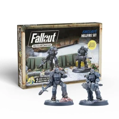 Image of Modiphius Entertainment Fallout Wasteland Warfare Enclave Hellfire Set
