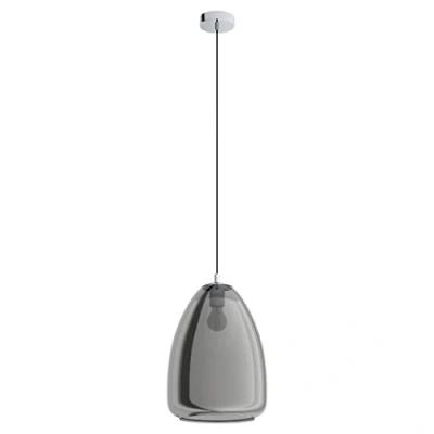 Image of Eglo Lighting Alobrase Slim Pendant Ceiling Light Chrome EG98614