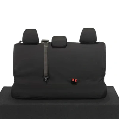 Image of UK Custom Covers SC128B Tailored Heavy Duty Waterproof Rear Seat Black To Fit VW Amarok 2011 Onwards
