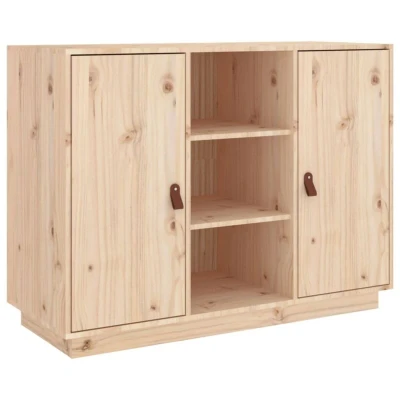 Image of vidaXL Sideboard 100x40x75 cm Solid Wood Pine