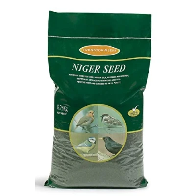 Image of Johnston &amp; Jeff Nigerseed Wild Bird Food 12.75kg, transparent