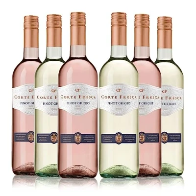 Image of Cortefresca Pinot Grigio &amp; Rose (6 x 750ml 12%)