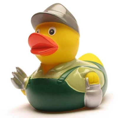Image of Rubber Duck Farmer Bathduck Duckshop L: 8 cm
