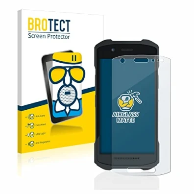 Image of brotect Anti Glare Glass Screen Protector Matte compatible with Zebra TC21/ TC26 Scratch 9H Protection Film