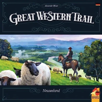 Image of Eggertspiele, Great Western Trail New Zealand, Connoisseur Game, Strategy 1 4 Players, From 12+ Years, 75 150 Minutes, German