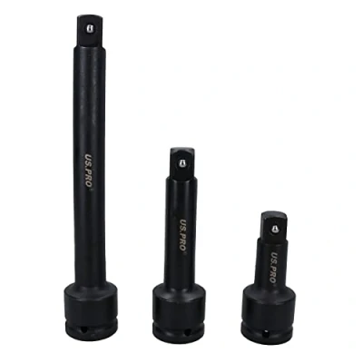 Image of 3PC 3/4&quot; Drive Impact Extension Bar Set 4 6&quot; 100 255mm Truck HGV Heavy Duty