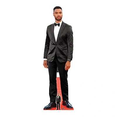 Image of Star Cutouts CS1041 Rege Jean Page Lifesize Cardboard Cutout With Mini Actor