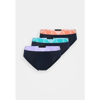 Image of Emporio Armani Brief 3 PACK Briefs, Men&#039;s, Size: Small, Blu