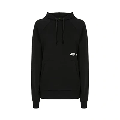 Image of VR 46 Women&#039;s Core Sweatshirt, Black, XS