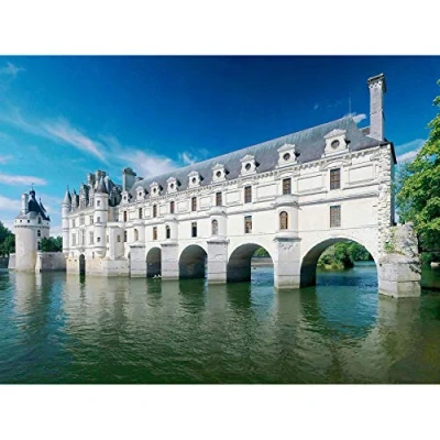 Image of Ra smit Panorama Chateau Chenonceau France Photo Art Print Canvas Premium Wall Decor Poster Mural