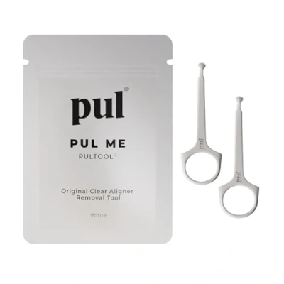 Image of PUL Aligner Removal Tool White Safe &amp; Hygienic Hook for Invisalign Retainers Gentle BPA Free Design Daily Use Pack of 2